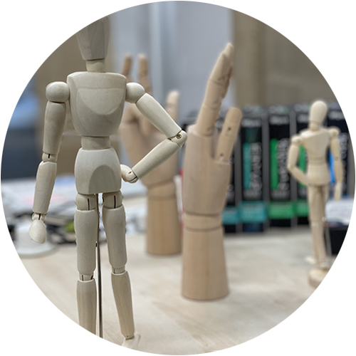 人体のブランク人形